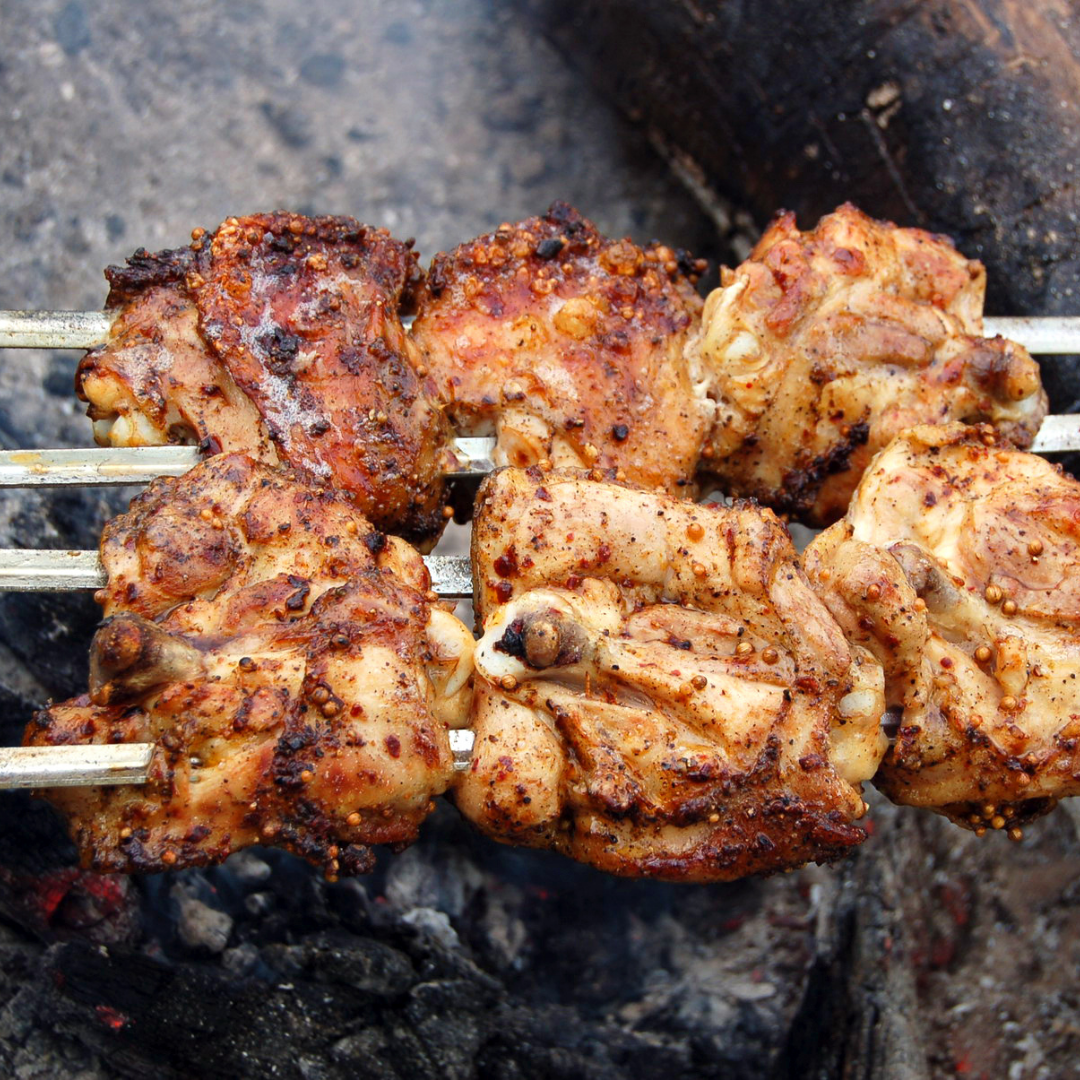 Chicken skewers