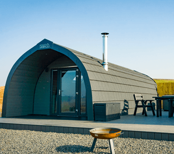 Castle Pods with Private Outdoor Decking