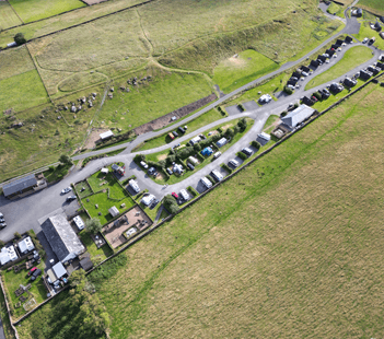 Tent & Touring Area from the air