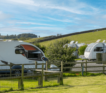 Serviced touring pitches