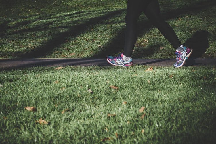 Pair of legs running