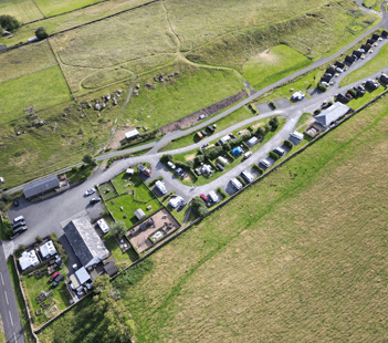 Tent & Touring Area from the air