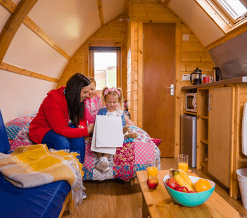 Inside a Running Water Cabin