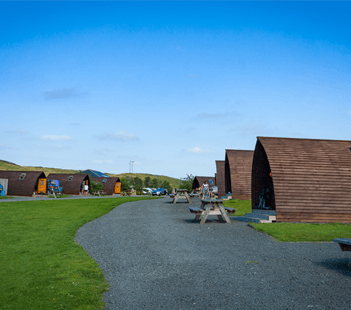 Wigwam cabin area